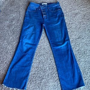 Madewell Cali Demi Boot Raw Hem
